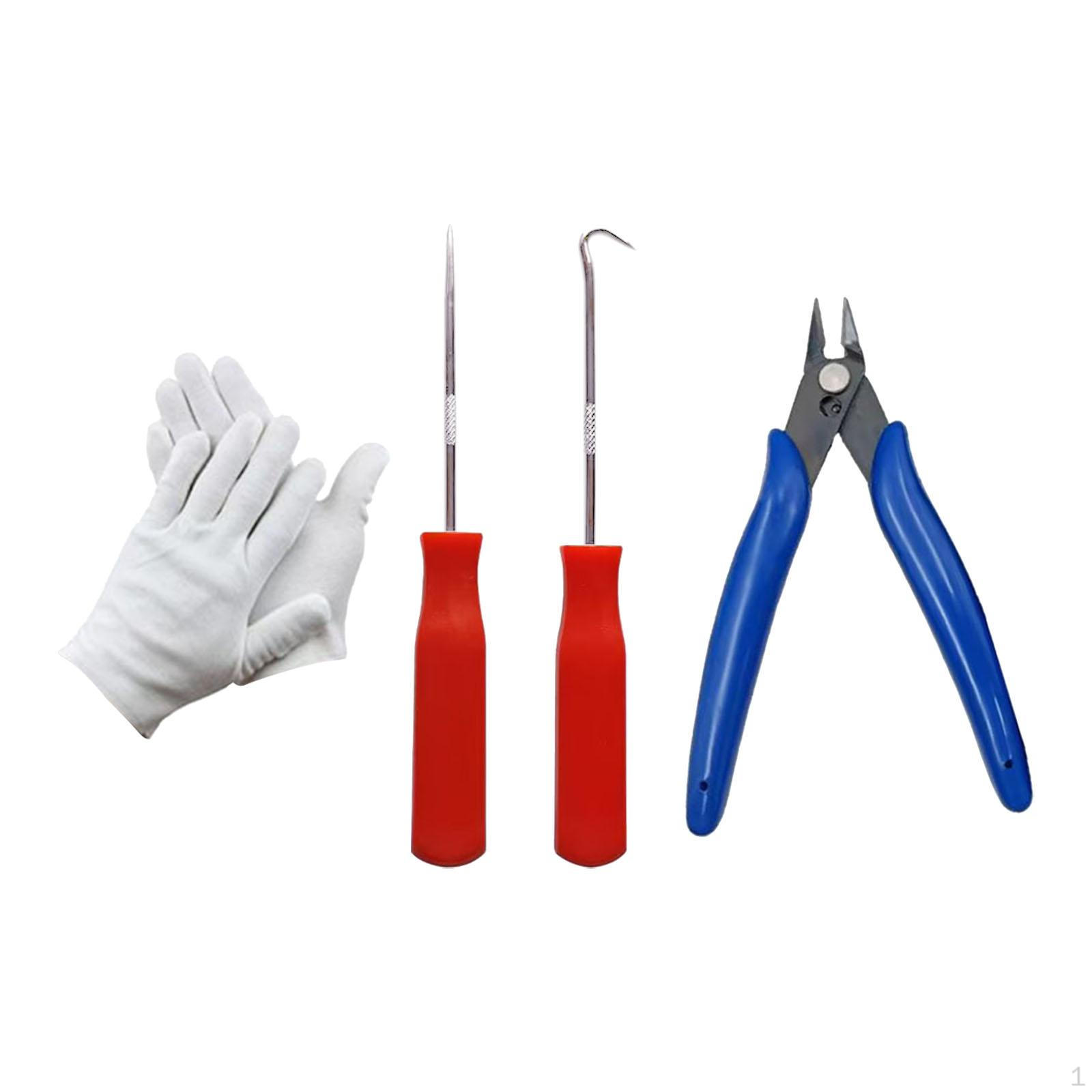 

Racket String Puller Metal Stringing Tools Set with Comfortable Ergonomic Hand Tool And красный