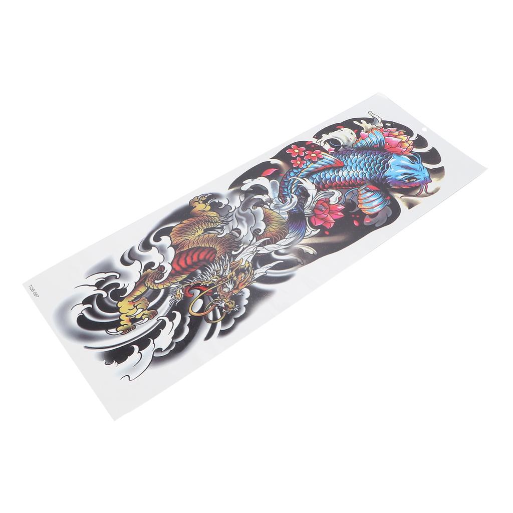 Waterproof Full Arm Tattoo Sticker Unisex Exquisite Pattern Temporary Tattoo StickerTQB‑087