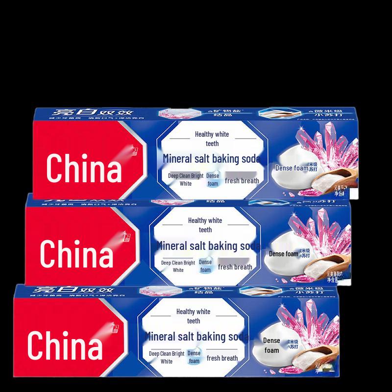 Zhonghua Sea Salt & Baking Soda Gum Care Toothpaste (Refreshing Bamboo Mint, 3x120g)