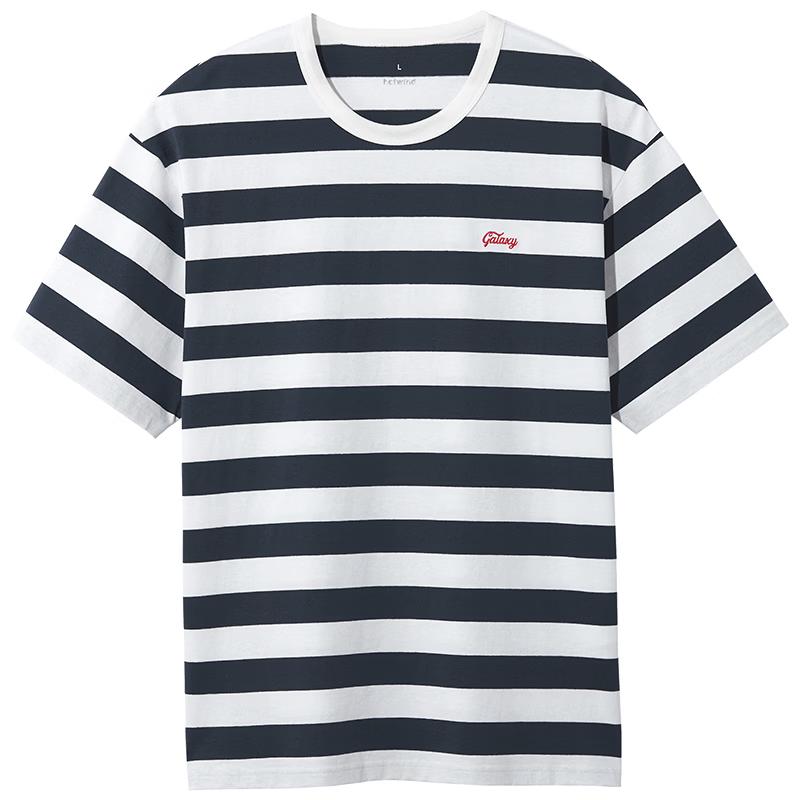 Hotwind Men s Striped Short Sleeve T-Shirt L