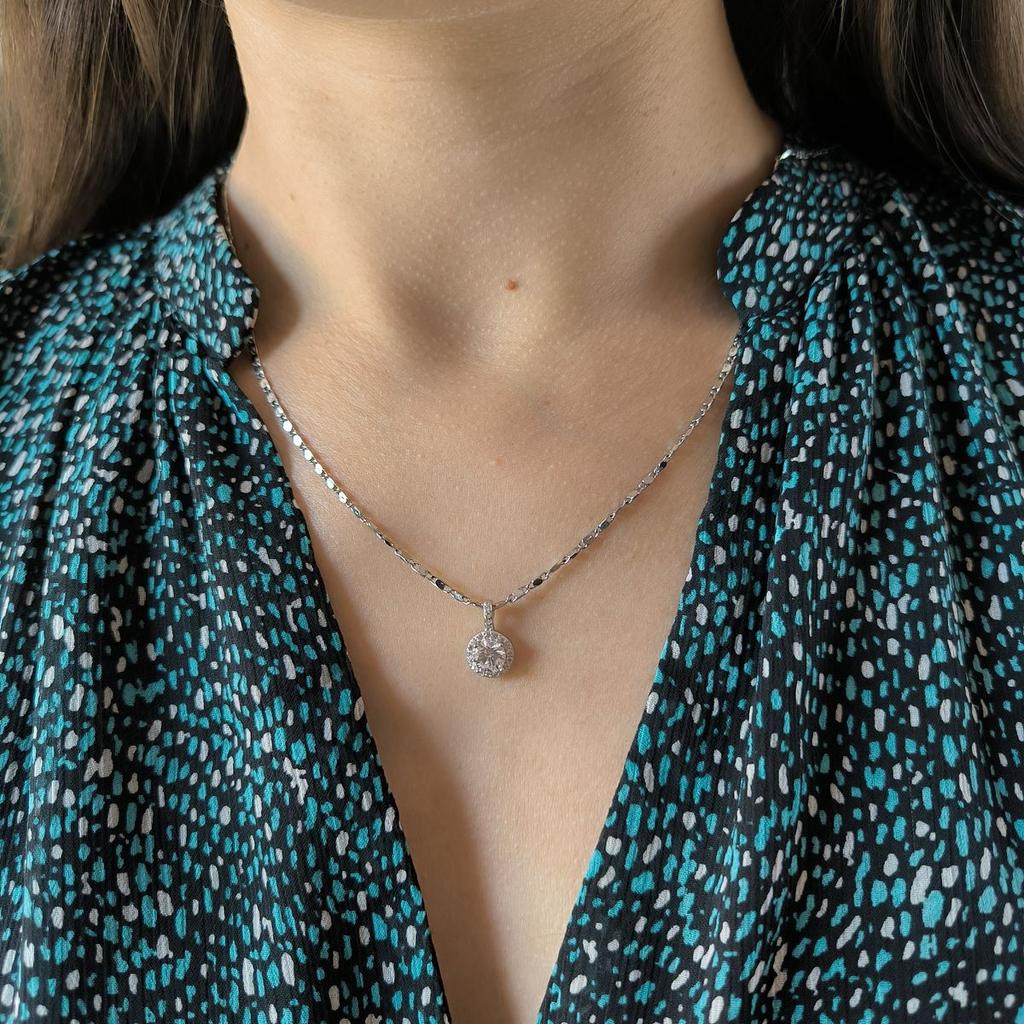 Silverhänge med cubic zirconia (2191698)