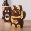 Wooden Fortune Cat Bottle Opener Lucky Magnetic Cap Remover Decoration Kitty Fridge Magnet  Gift