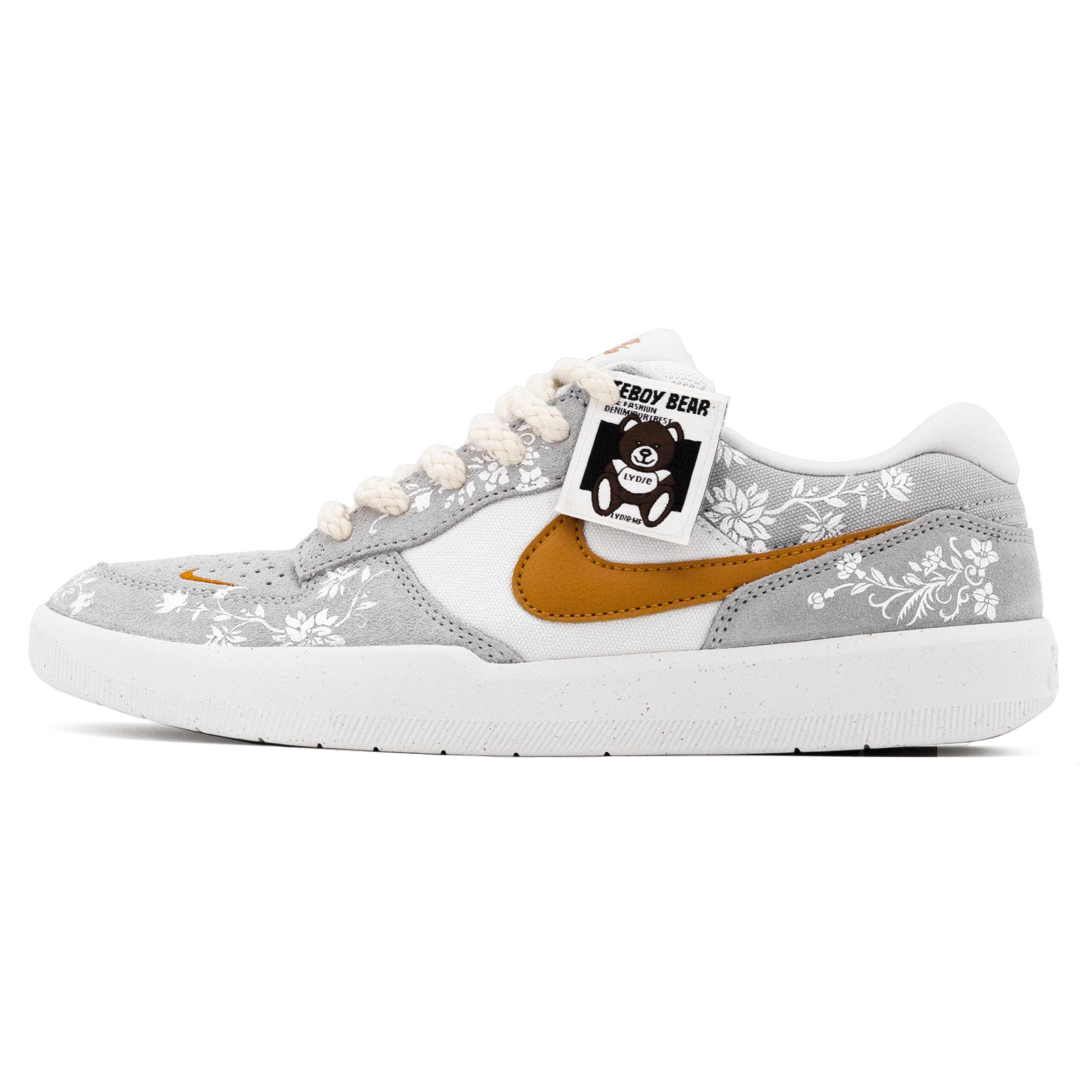 Повседневная обувь Nike SB Force 58 Унисекс Серо-бело-оранжевая DV5477-007(Команда-) 36.5