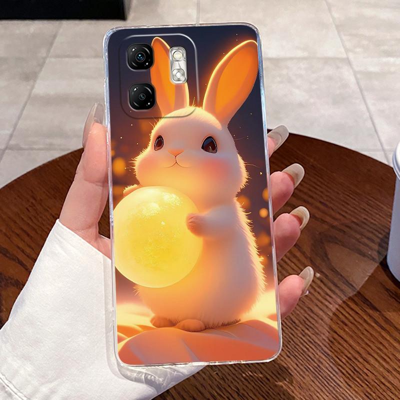 For Infinix Smart 9 X6532 Case Infinix Hot 50i Cover X6531 X6531B Silicone Luxury Dragon Cute Cool Boys Girls Transparent Bumper