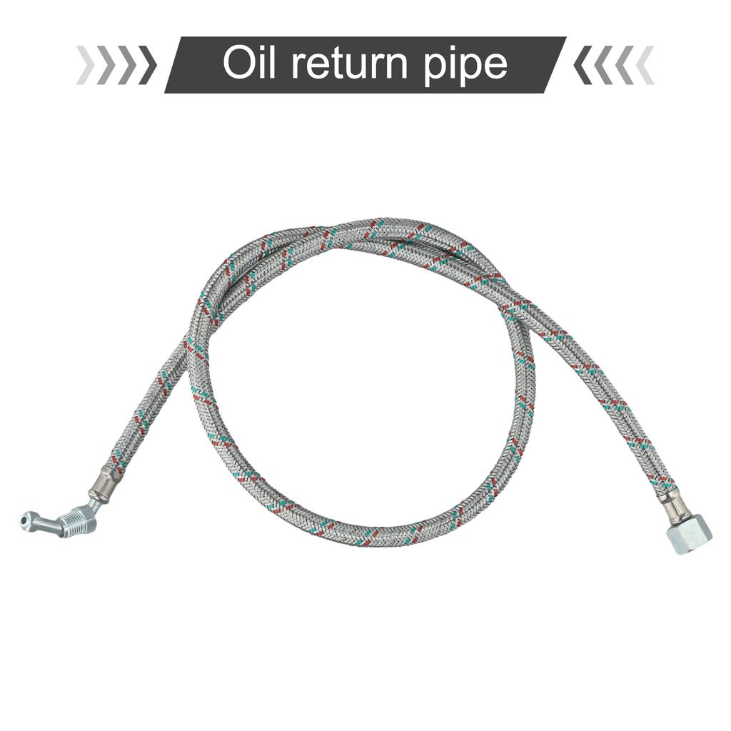 For Riello Oil Line 3005720 20022601 3/8 Female X 1/4 Male 90cm Silver Color