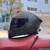 Motorcycle Helmet Casco Motorbike Capacete Seasons Street Touring Motorcycle Helmet RED Black Adult DOT