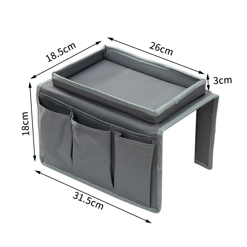 

Сумка для хранения на подлокотник дивана Подвесная сумка для хранения пульта ДУ Домашняя сумка для хранения one size серый