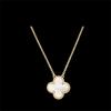 15MM Titanium Steel Four-leaf Clover Single Necklace Does Not Lose Color Ladies High-grade Necklace