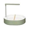 Parrot Shower with Adjustable Height and Flow Speed Plastic Bathtub for Pet Birds Lovebird Cockatiel Finches Cockatoo