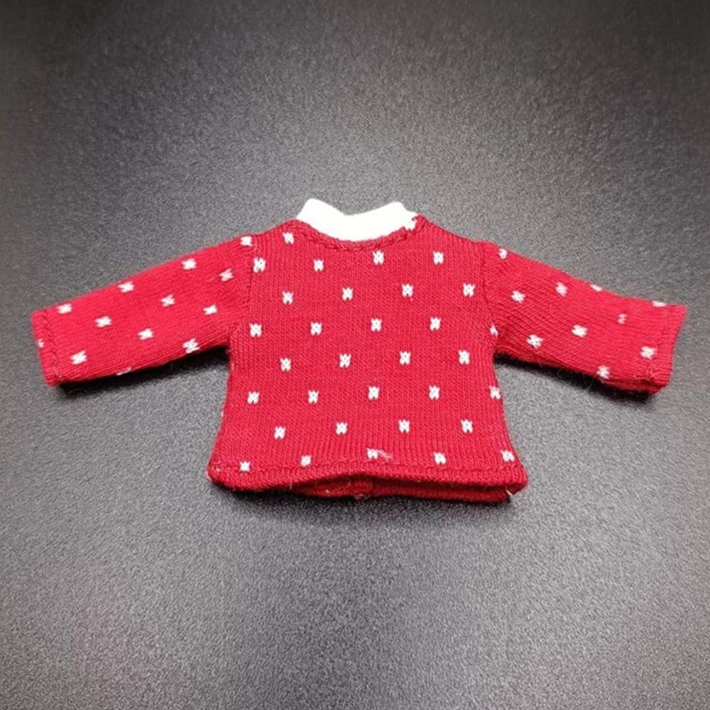 Dolls for 1/11 OB11 Doll Doll Cotton T-shirt Doll T-shirt Socks Cotton Dot Blouse DIY Doll Clothes