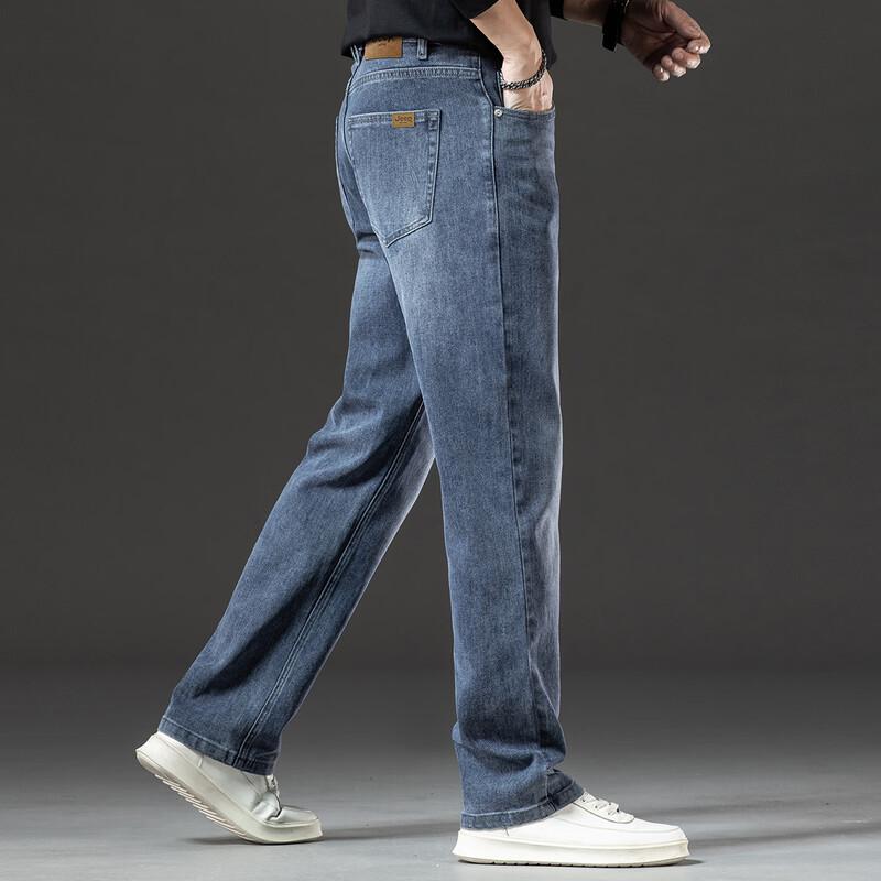 JEEP Men's Fall/Winter Straight-Leg Casual Denim Pants