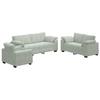 VidaXL 3-piece Sofa Set with Cushions Light Grey Velvet 3324667
