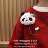 Adorable Red Panda Brooch: Cute Plush Backpack Pin for Students, Couples & Women - Perfect Birthday Gift
