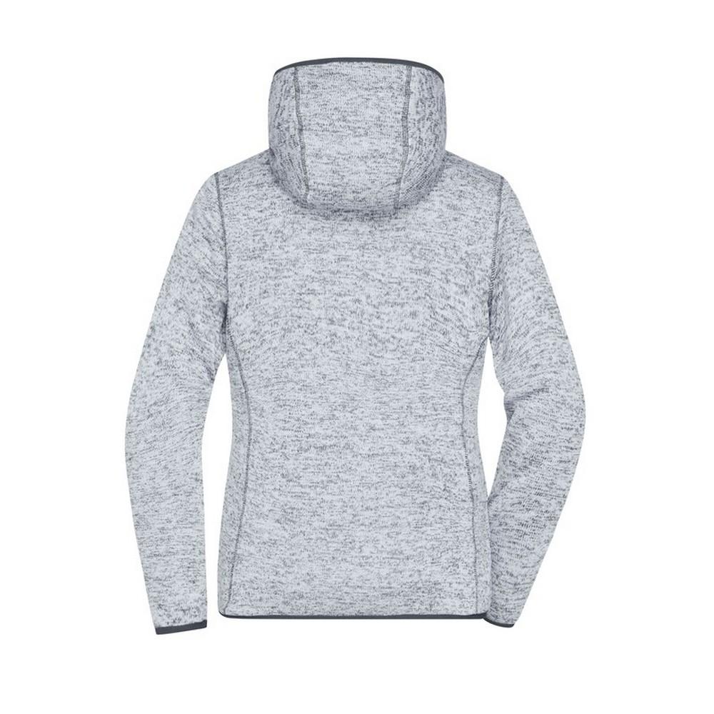 James and Nicholson Womens/Ladies Knitted Fleece Hoodie
