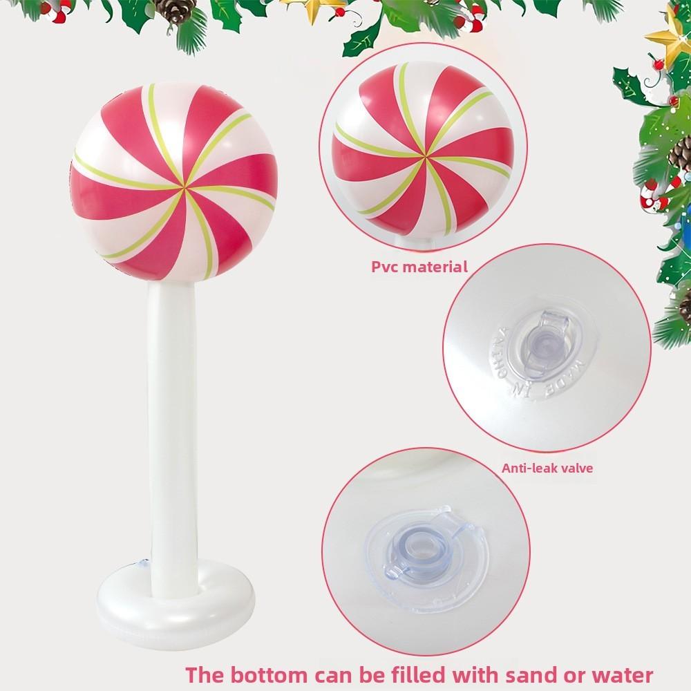 Christmas Inflatable Lollipop Decoration For Holiday Party Festive Decor