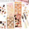 4-Sheet Lovely Cartoon Cat and Dog Stickers, Charming Pet Motifs Ideal for Decorating Journals and Handmade Cards