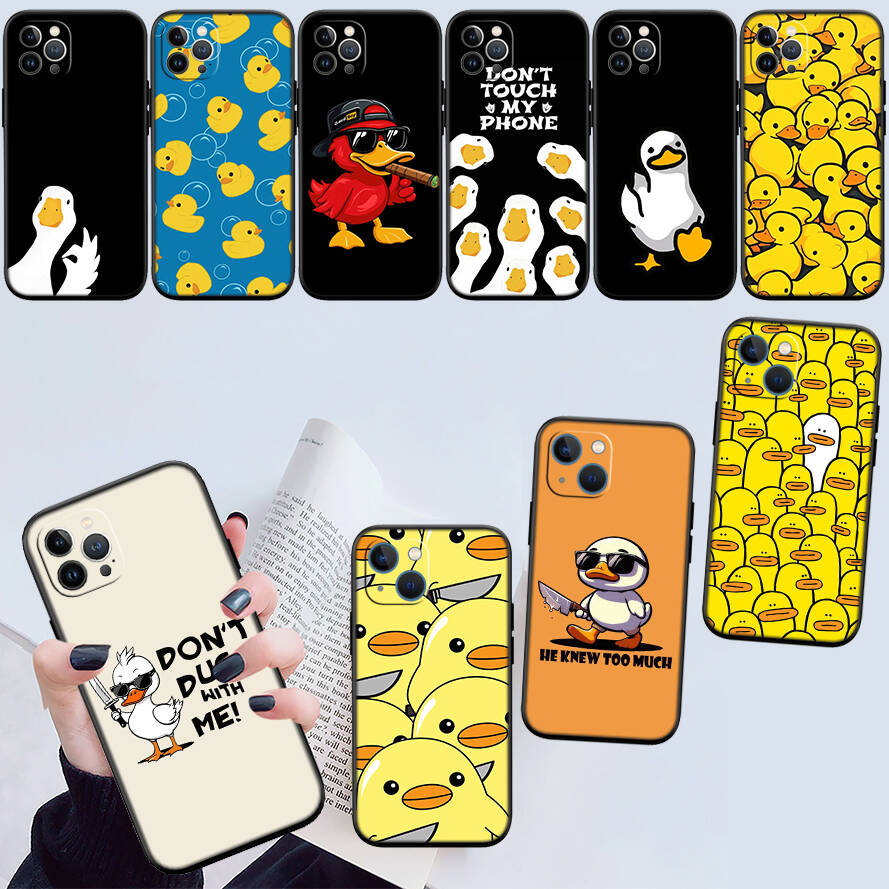 DUCK Cartoon Phone Case for Redmi Note 12 12S 12C 13 13C 13R 14 14S 14R 14C 11A 13X A3 A3X A4 A5 Pro Max Plus