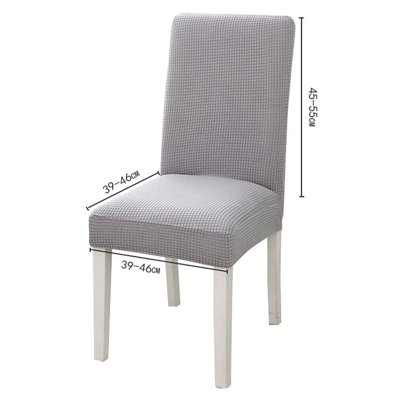 Simple One-piece Elastic Chair Cover Home Hotel Dining Table And Chair Cover Chair Cushion And Chair Back Integrated Stool Cover