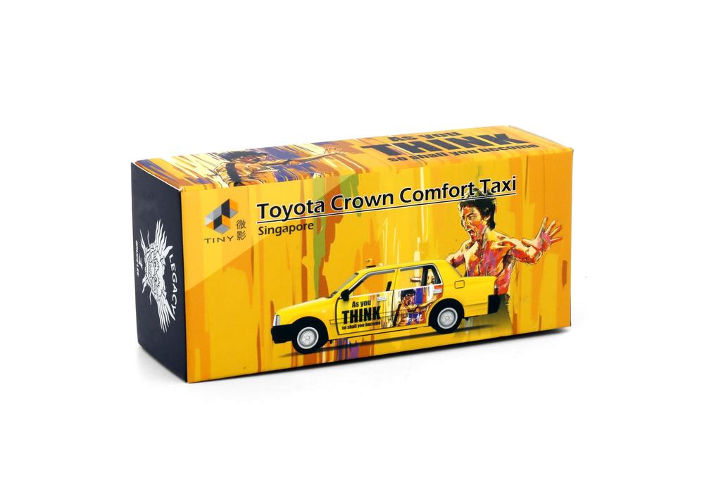 Tiny City 1/64 Scale Toyota Crown Comfort Taxi Diecast Model Car (ATCSG64040)