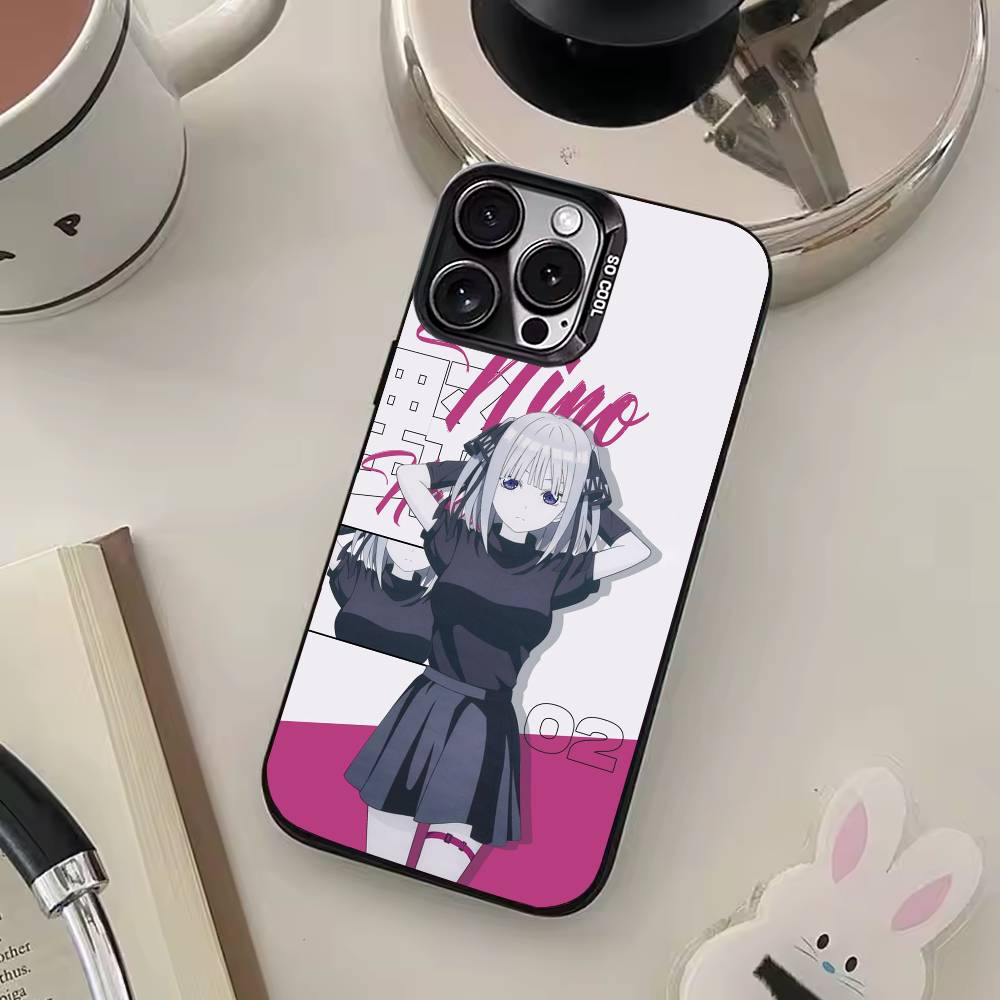 

N-Nino N-Nakano Anime Colorful Silver Back Phone Case For IPhone 17 16 15 14 13 12 11 Plus Pro Max Plus iPhone16promax