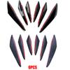 4S Universele Voorbumper Lip Decoratie Diffuser Splitter Vinnen Body Spoiler Canards Valence Kin Auto Tuning Canard Decor
