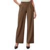 Fashionable Women's Stretch Pants, Work, Business, Casual Pants With Pockets, Western- Pants
