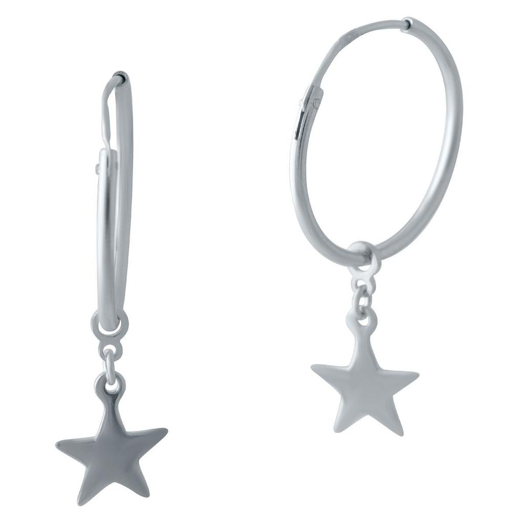 Silver Earrings Without Stones (2023869) 1.3 Gr. 925 Samples