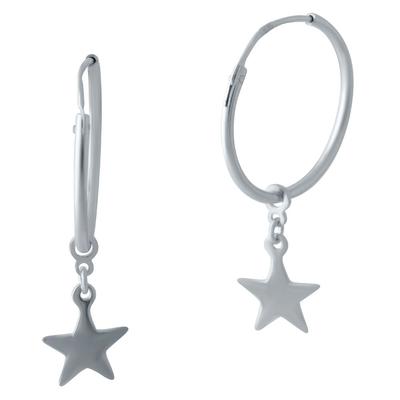 Silberohrringe ohne Steine (2023869) 1,3 gr. 925 Proben