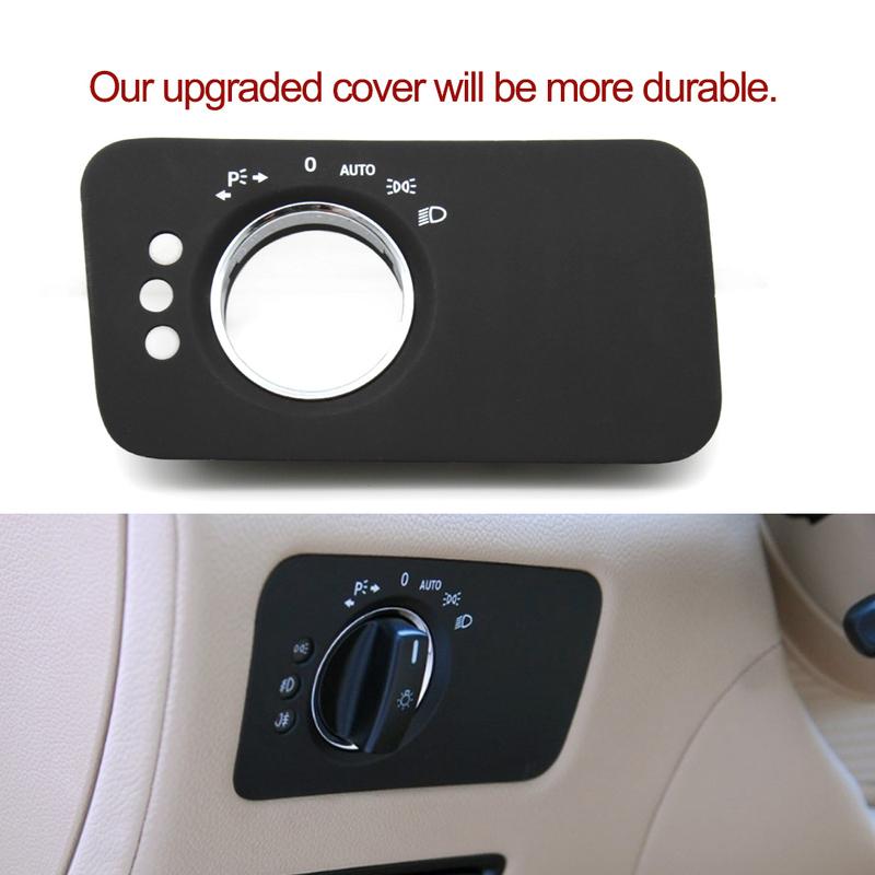 Car Dashboard Headlight Switch Cover Trim Replacement For Mercedes Benz W219 CLS Class 300 350 500 2007-2009