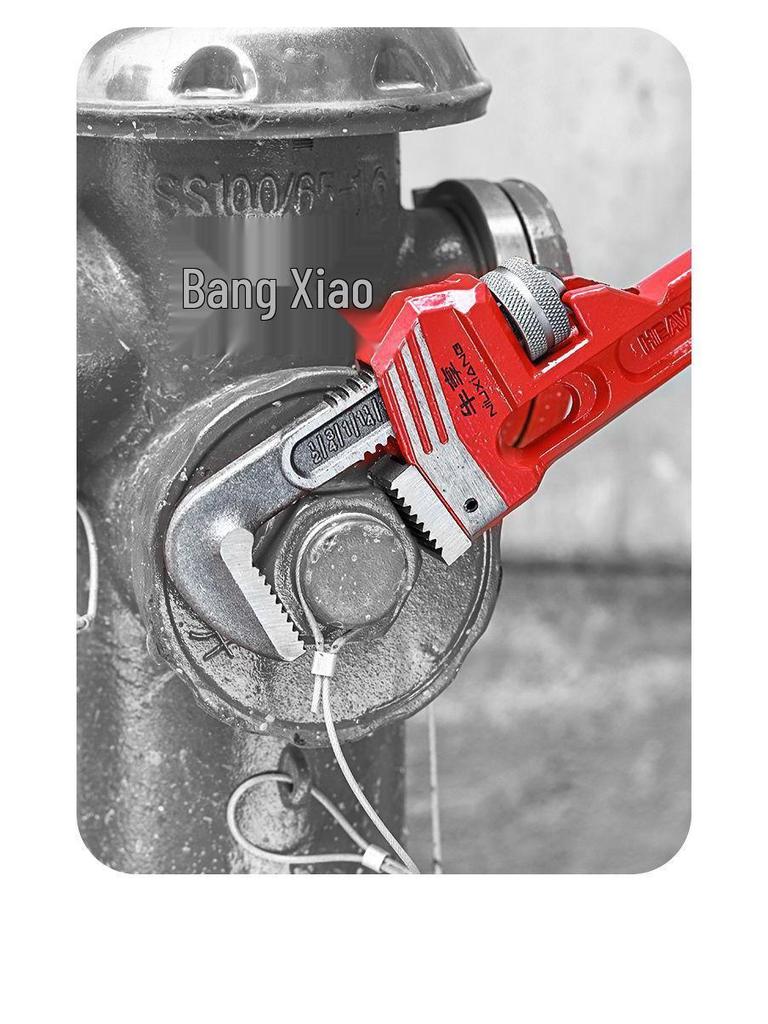 German Style Heavy Duty Pipe Wrench and Universal Water Pump Pliers – Large Opening, High Hardness for Plumbing Installation
