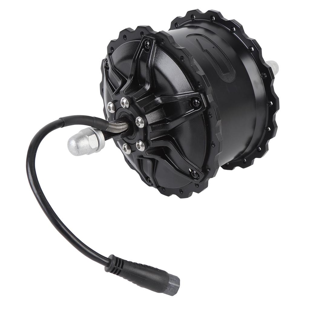 Electric Bike Hub Motor 48V 750W Aluminum Alloy Rear Drive Wheel Gear Hub Motor with 9 Core Adapter