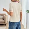 Women's Casual Fashion Shirt Retro Sport Striped Short Sleeve T,shirt Top