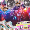 10Pcs 22Inch 4D Rainbow Roller Skate Balloon Boom Box Balloon Disco Foil Balloons 80 90s Retro Themed Birthday Party Decoration