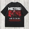 Maglietta Metro 2033, Merch Videogioco Horror, Maglietta Videogioco Shouter