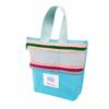 Handheld Mesh Storage Bag Multi-Functional with Two Zippered