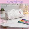 Style Polka Dot Shell Pencil Bag With Multiple Compartments For Students And Daily Use