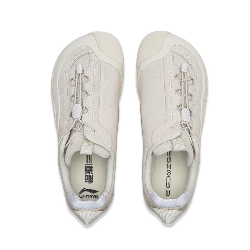 Li Ning Wu Dao 3.0 Trendige Sport Atmungsaktiv Leicht Low-Top Freizeitschuhe Unisex Sneaker Off-White AZGV159-1
