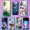 Hot H-Hatsune M-Miku-Diva Phone Case For Samsung S25,S24,S23,S22,S21,S20,S10,Ultra,Plus,Lite,FE,Soft Silicone Black Cover