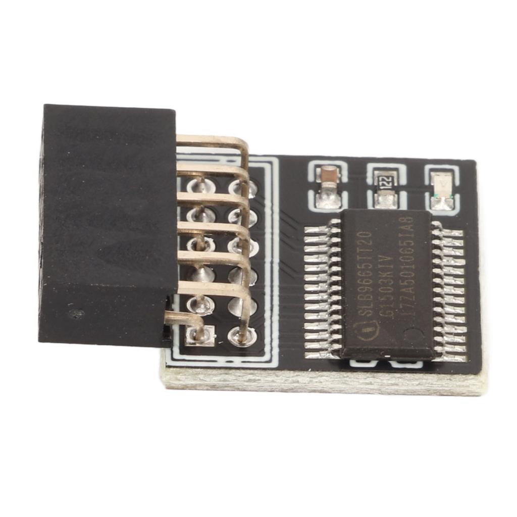 TPM 2.0 Module LPC Interface Stable High Safety Durable Material 12Pin LPC Module for Motherboard PC