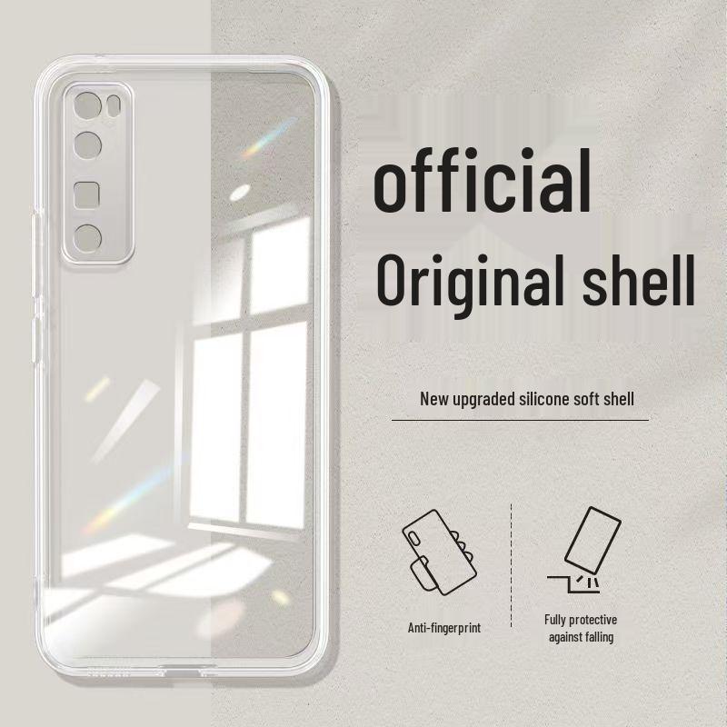 Huawei nova7 Pro Liquid Silicone Case - Full Coverage, Anti-drop, Solid Color, Skin-friendly Protective Cover