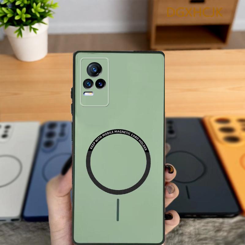 For Vivo V21e Case Vivo V20 Phone Case vivo Y73 2026 Cover vivo V21e 4G 5G Shookproof Color magnetic hard Silicone back cover