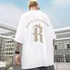 Men's Plus Size Trendy Short Sleeve Loose T-shirt - Summer Half Sleeve 300 Jin