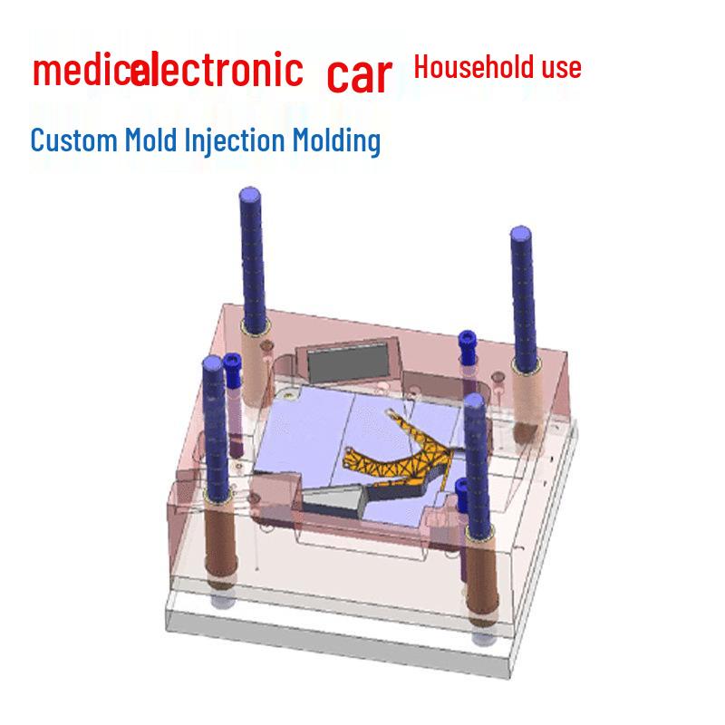 Injection Mold for Medical Devices: ABS Plastic and Custom-Shaped Hardware Molds