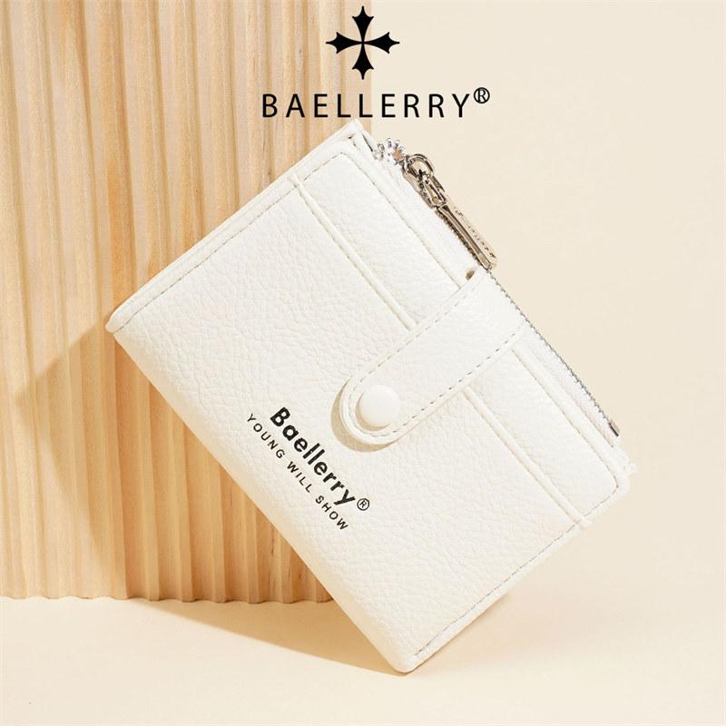 Baellerry Women Fashion Hasp Bi-fold Wallets Classic Design Coin Purse