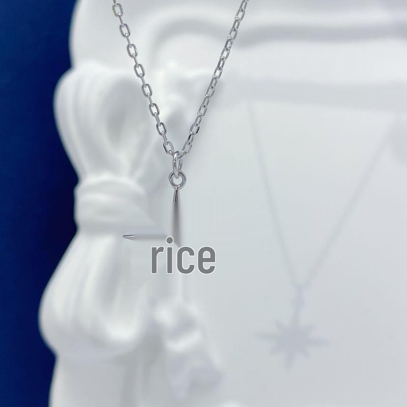 S925 Sterling Silver Eight-Pointed Star Necklace: Versatile, High-End Women's Fashion.