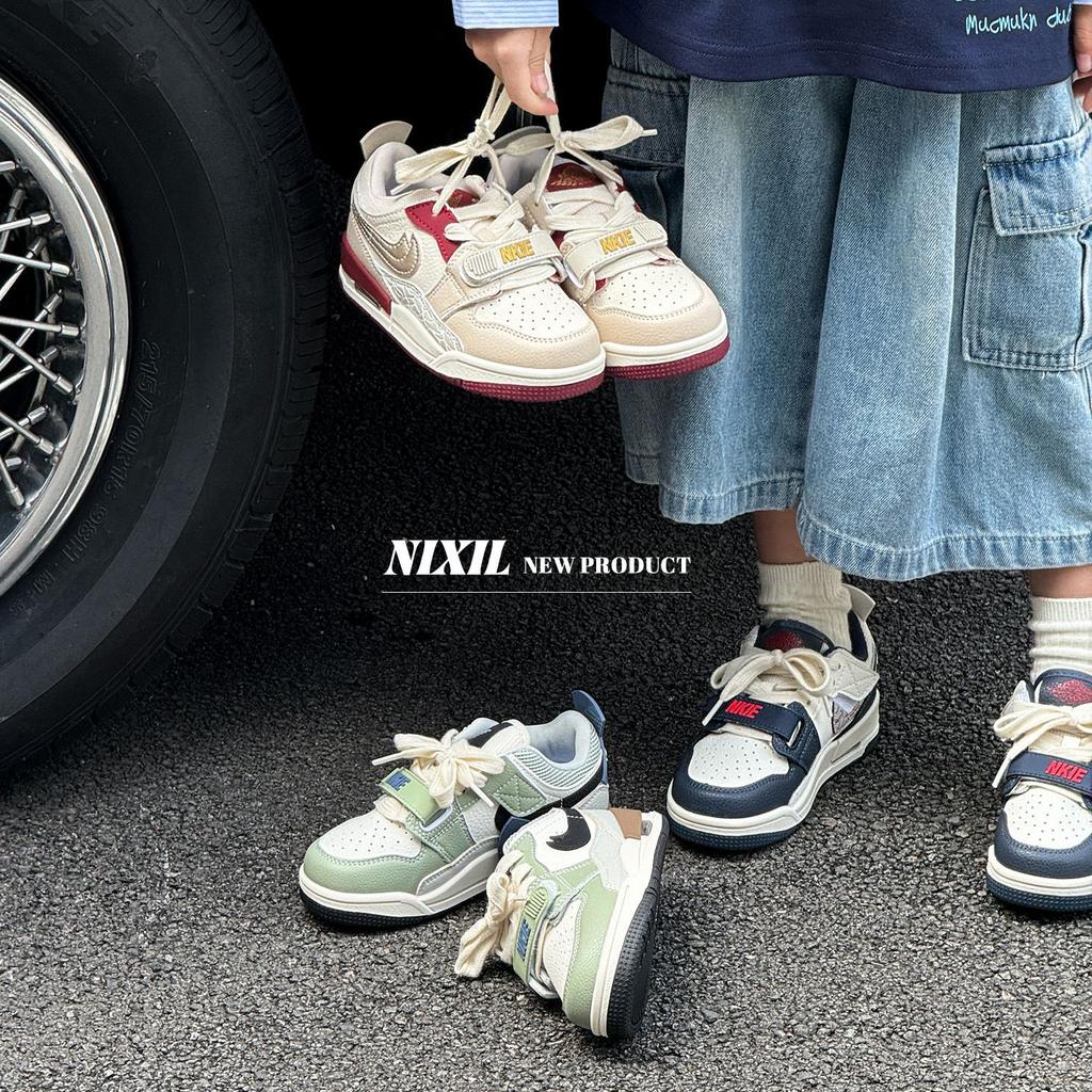 Students In the Autumn of 2025, New Children's Low-state Basketball Shoes, Fashion Color Matching, Men's and Women's Sports Shoes, Air Cushion Board S