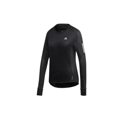 OTR Long Sleeve Tee Women Athletic Apparel Black GL7984