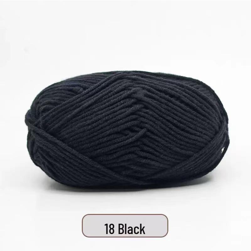 Milk Cotton Yarn Pack for DIY: Medium-Thick Scarf, Crochet Slippers, Handmade Knitting Bags