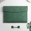 Thickened Waterproof A4 Leather File Folder with Snap Button & Customizable Logo