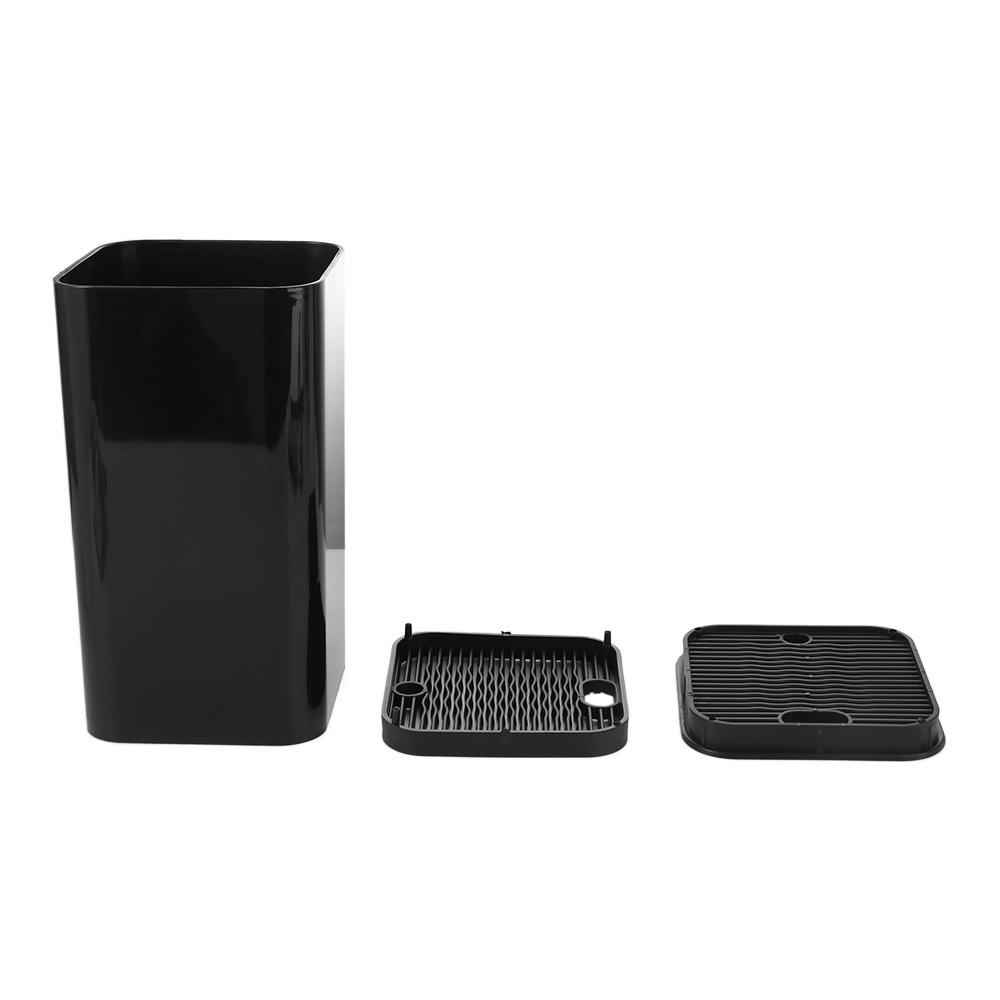 Inserted Design Cutter Holder Detachable Square Cutter Block Multifunctional Quick Access Cutter Storage Rack Drain Rack